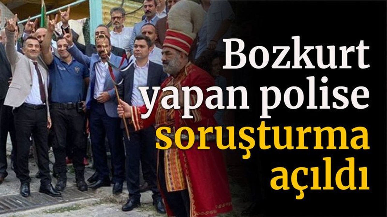 Bozkurt yapan polise soruşturma açıldı